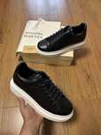 adidasi alexander McQueen alb cu negru black white full box premium