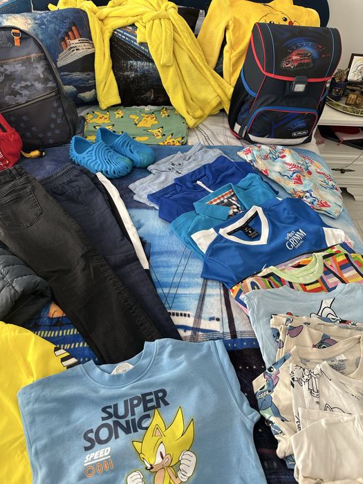 Дрехи, момче 6/7 годин, до 128, 35 лв