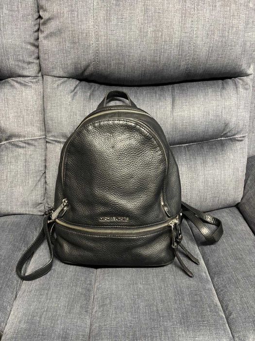 Rucsac Michael Kors negru piele - original - București/livrare curier
