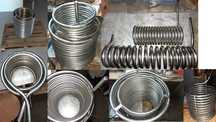 Serpentine inox pt recuperator, pasteurizator suc, tuica, gratar