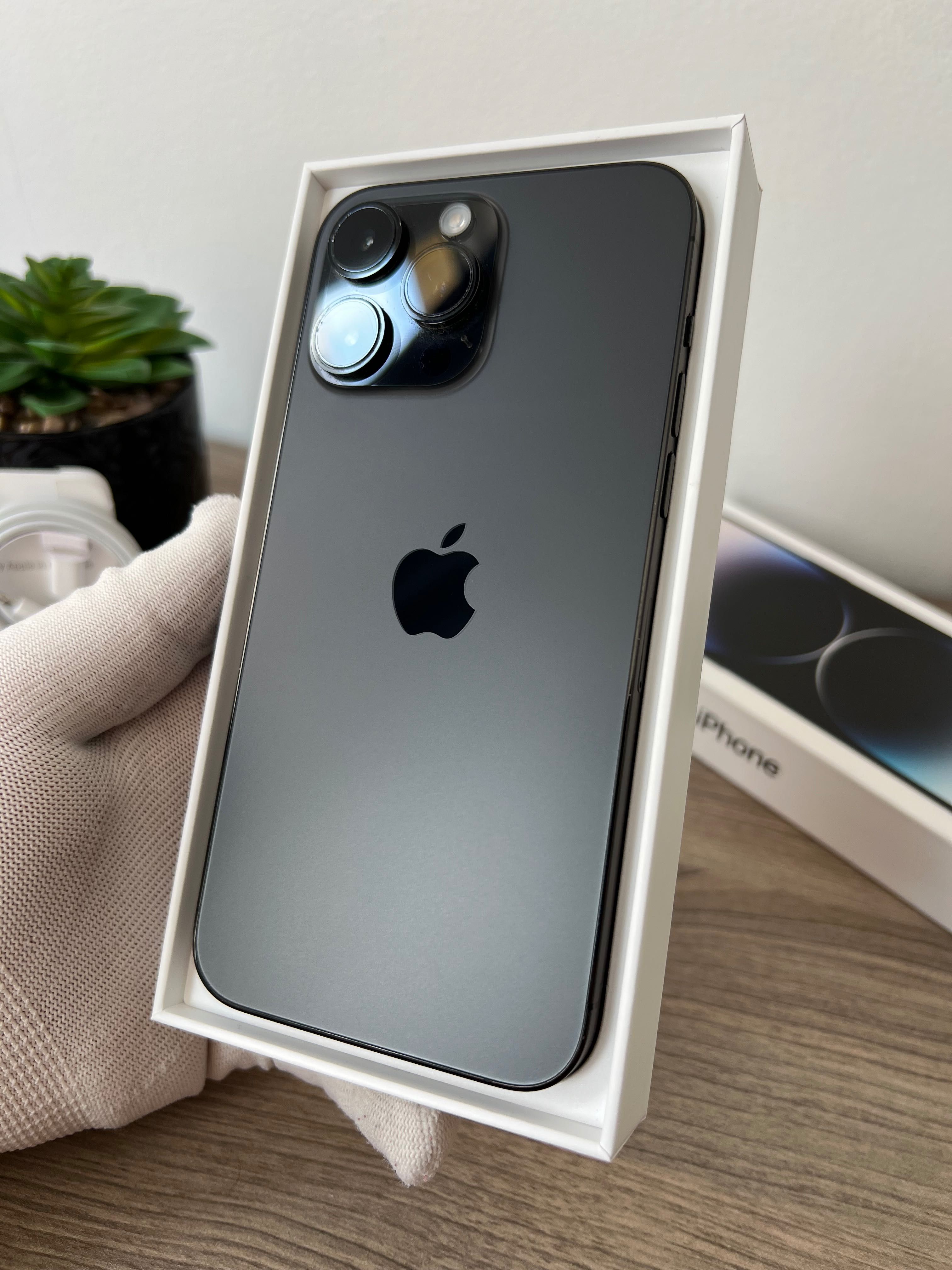 iPhone 14 Pro MAX, 128GB, Black, 100% батерия, КАТО НОВ, ГАРАНЦИЯ!