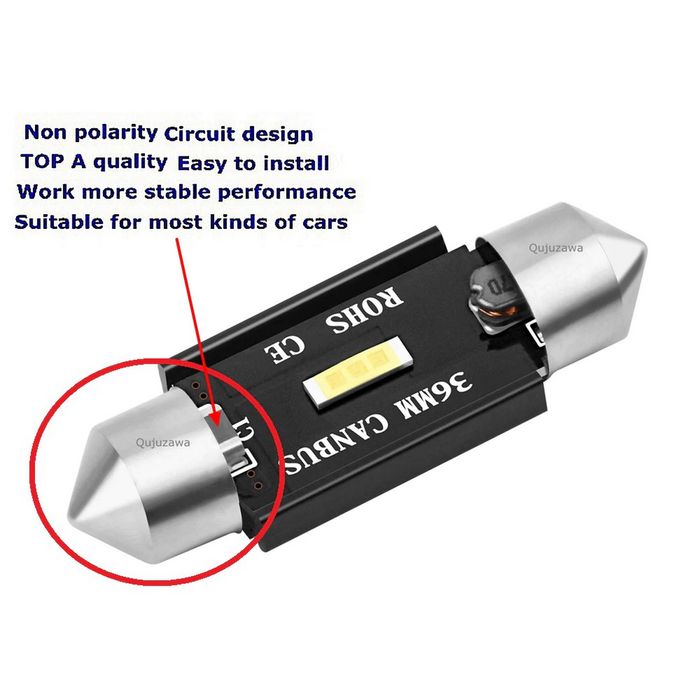 Нови LED крушки-Супер силни лед светлини-интериор-номер- C5W/C10W