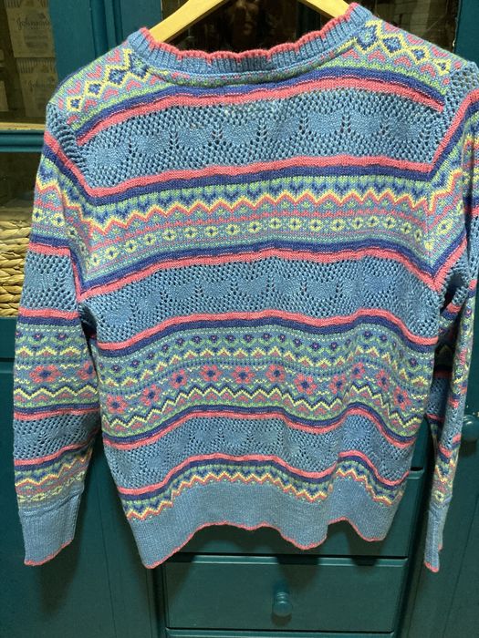 Cardigan dama cu lana multicolor