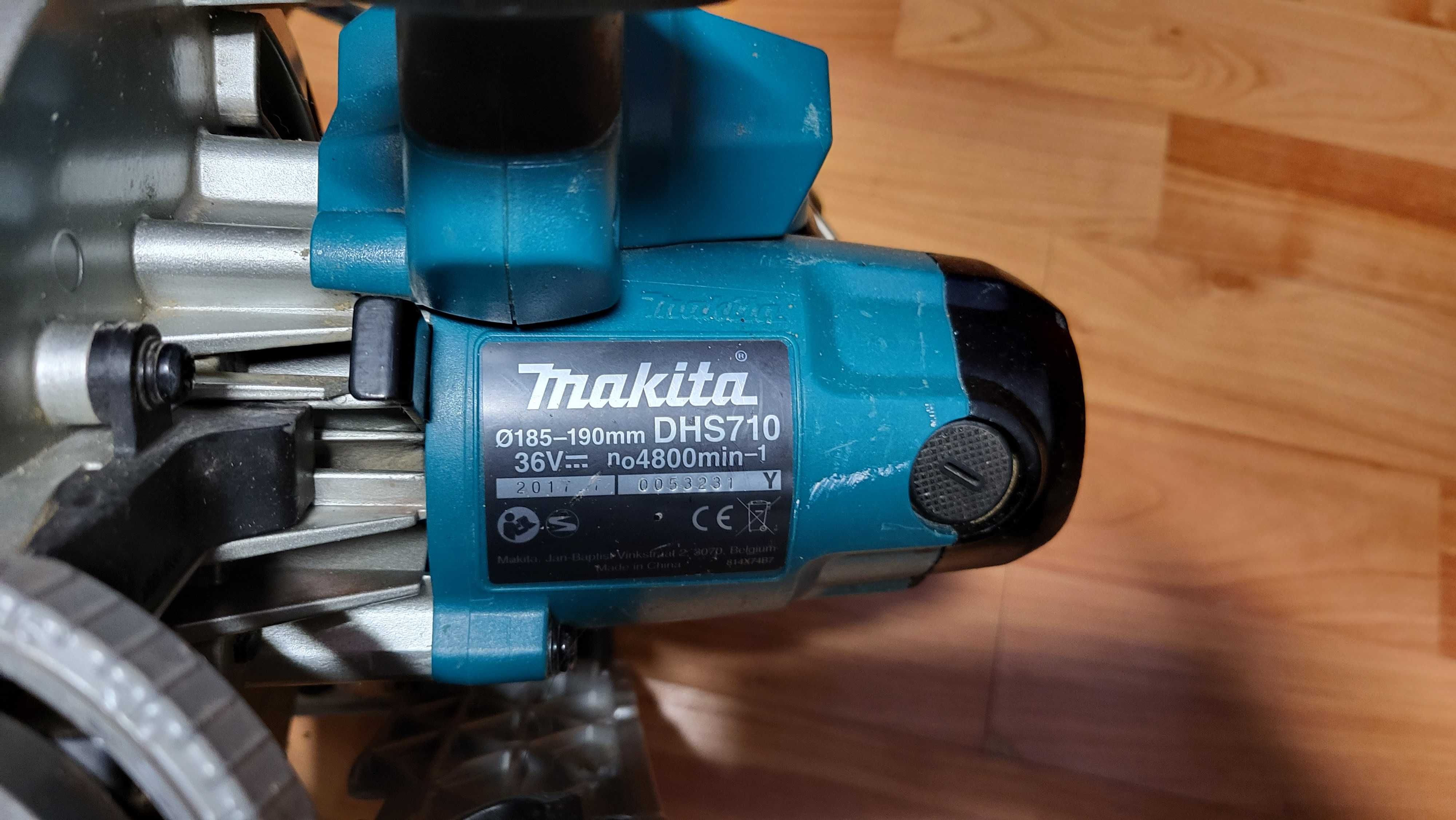 Makita Ferastrau circular cu acumulator Makita DHS710+2 acumulatori