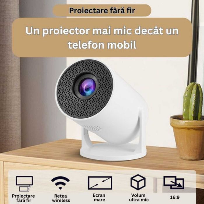Videoproiector portabil Nexonix® HY300pro, 720p HD, 170 ANSI lumeni