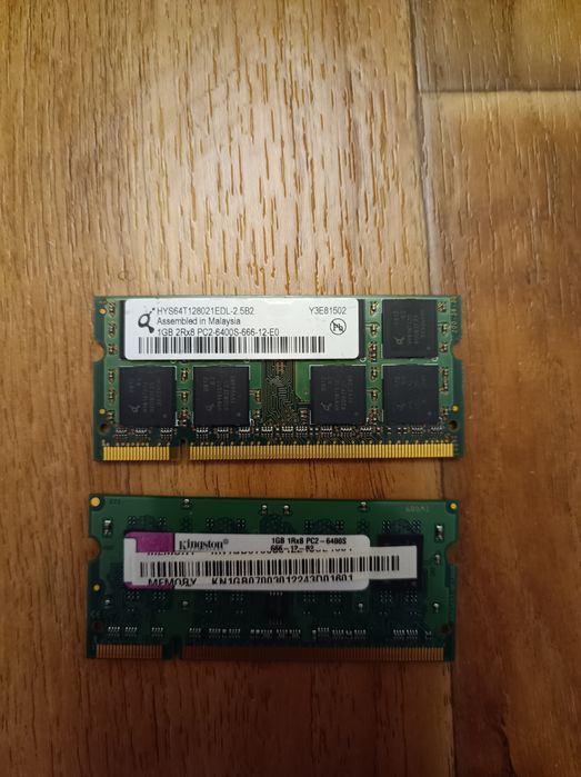 Оперативная память DDR2 для ноутбука