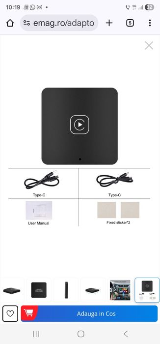 Adaptor wireless Carplay