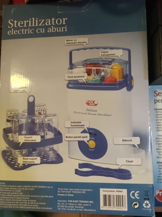 Sterilizator cu abur si pompa san electrice Primii pasi