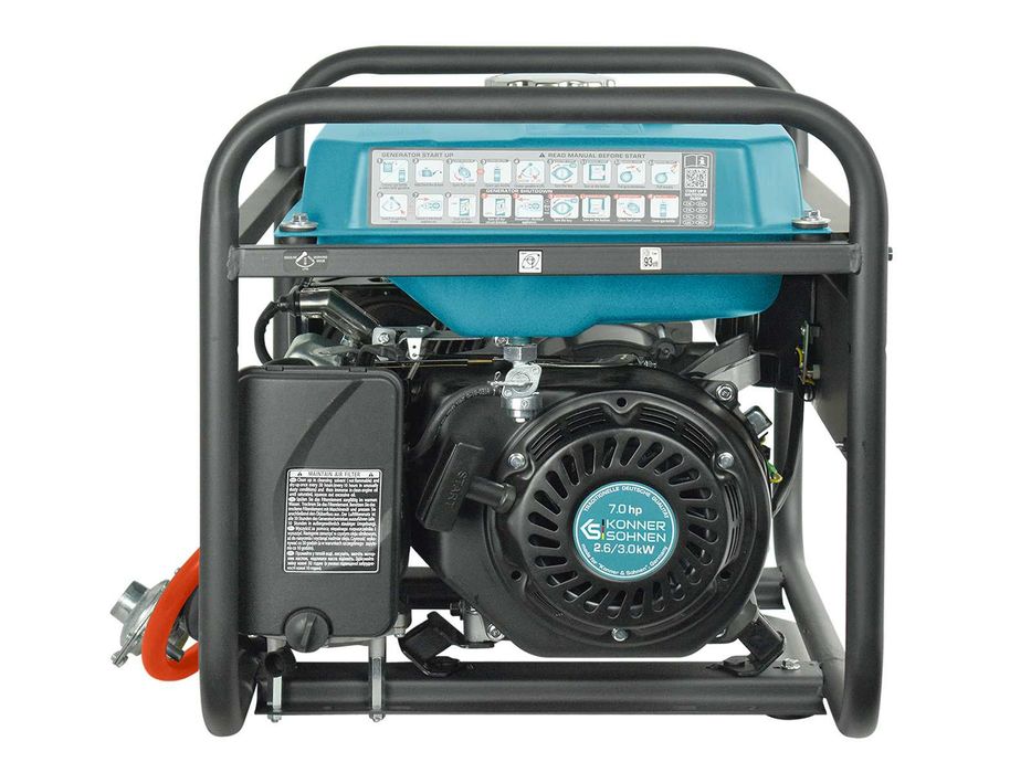 Generator de curent hibrid GPL/benzina 230V 3,0 kW Konner KS 3000G