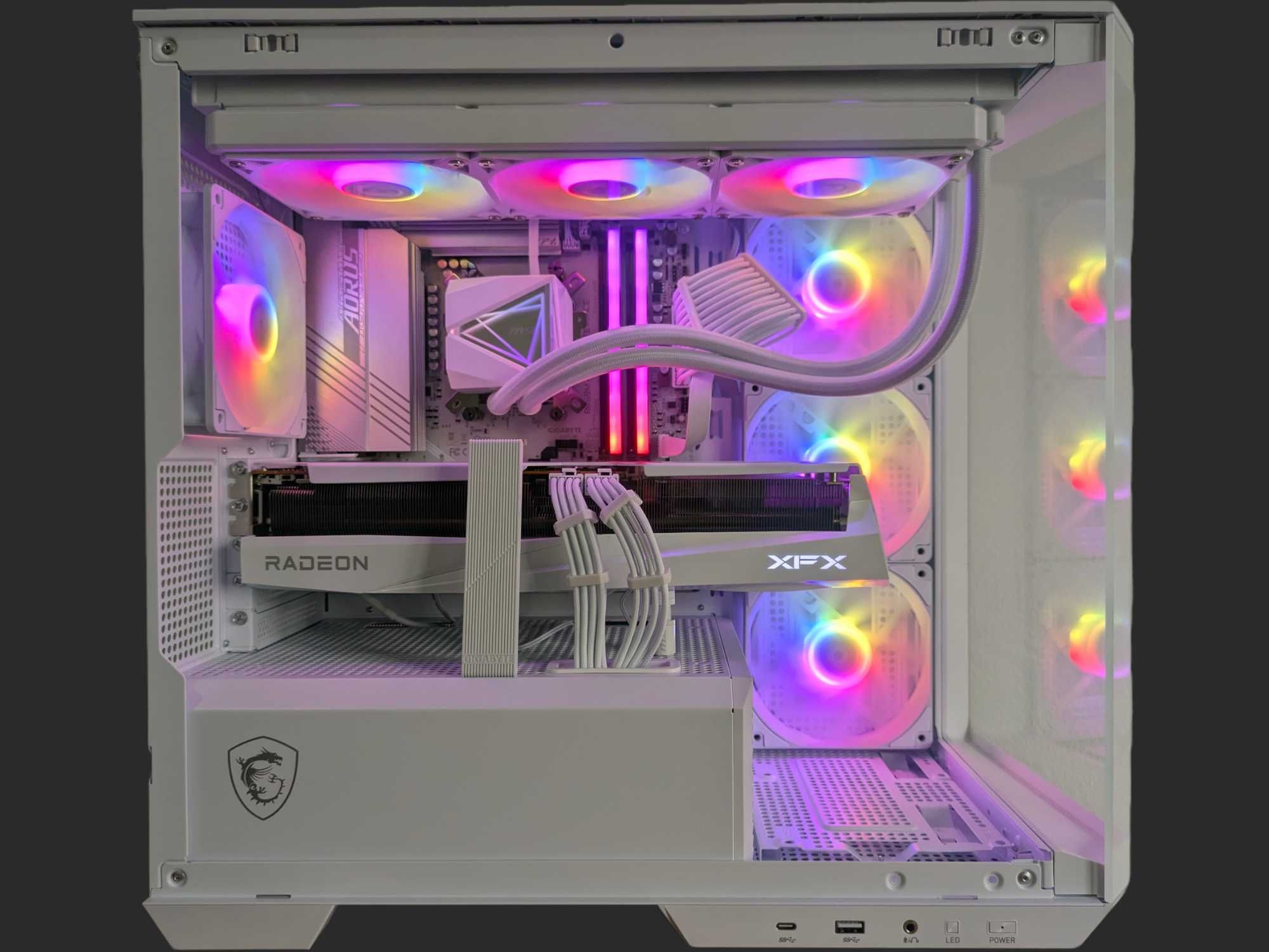 PC Gaming Ryzen 7 9700X, RX 9070 XT 16GB, 32GB DDR5, 1TB SSD +Garantie