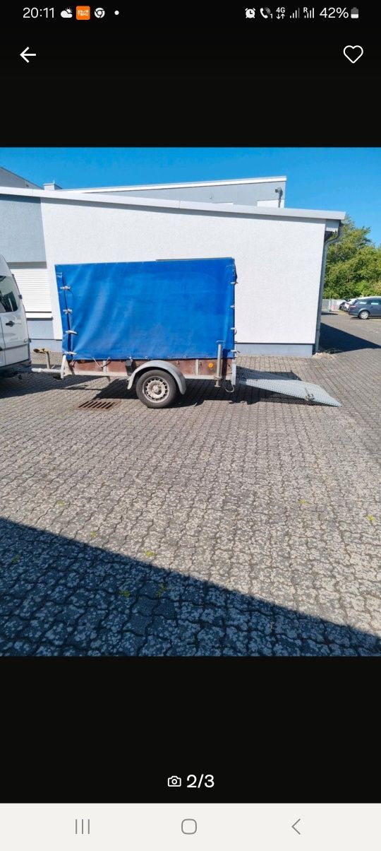 Vînd remorcă auto