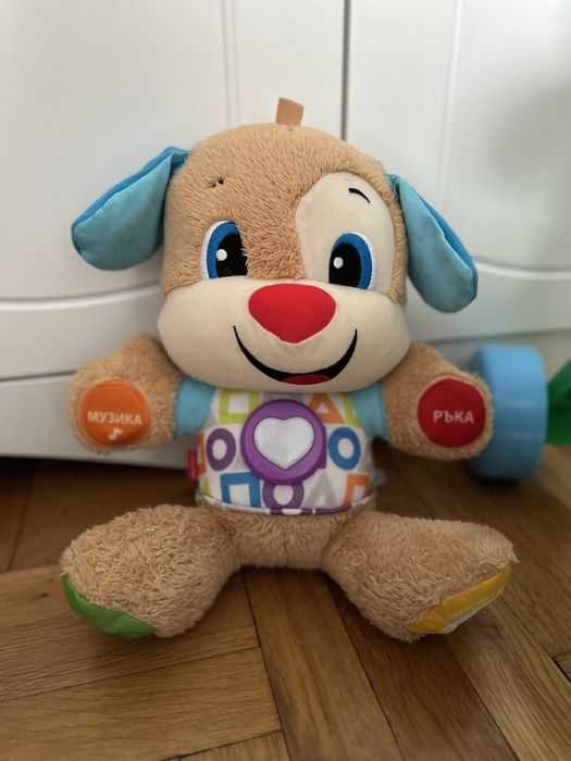 Бебешка проходилка Fisher price + интерактивно кученце