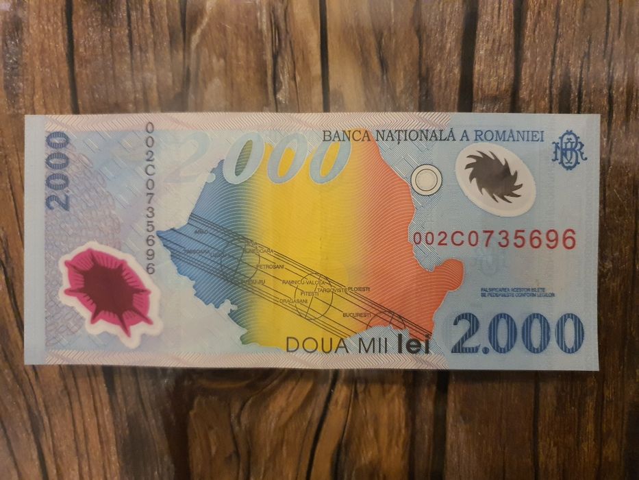 Bancnota 2000 lei - Serie 002