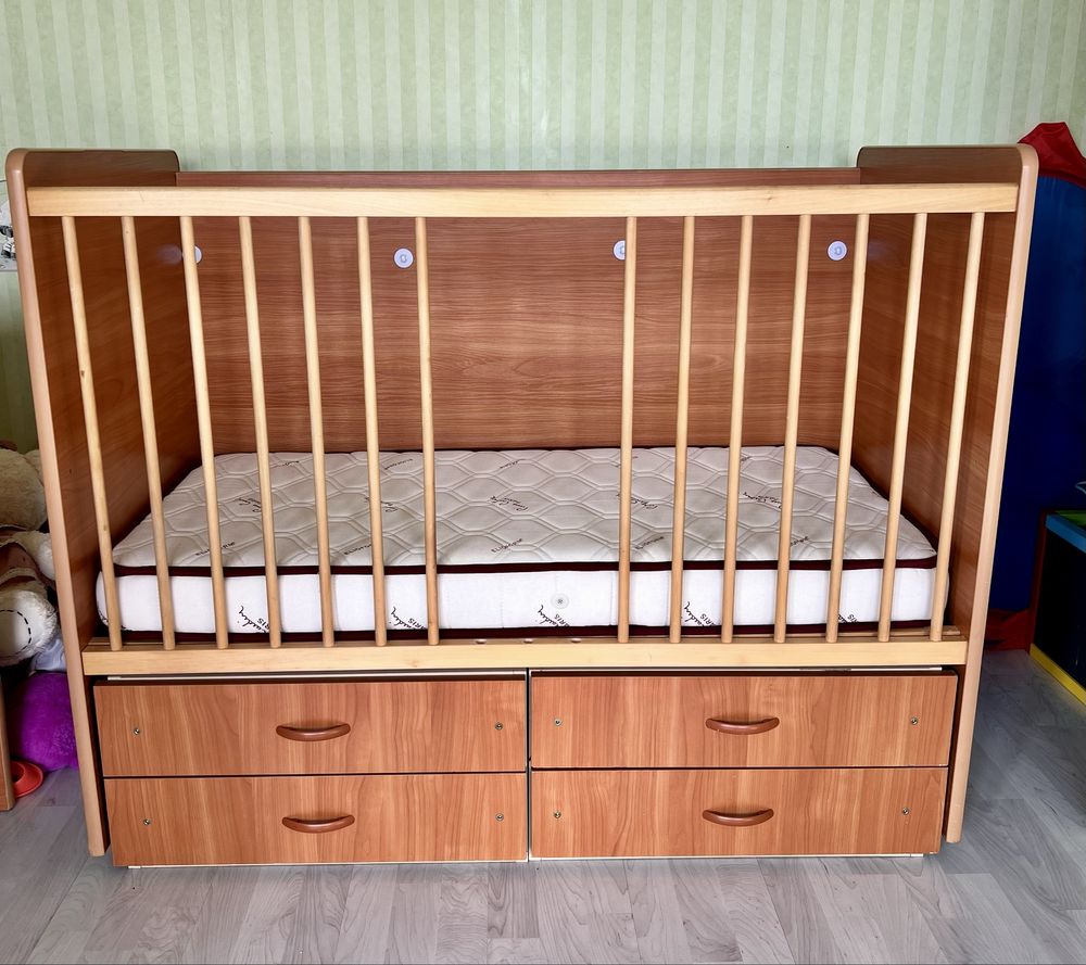 Бебешка кошара 120/60 с матрак Magniflex
