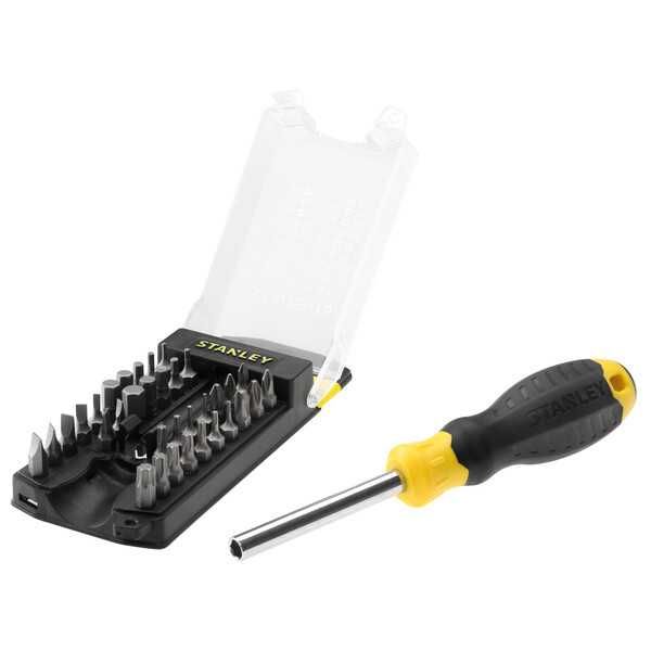 Отвертка с накрайници STANLEY STHT0-70885, 34 части