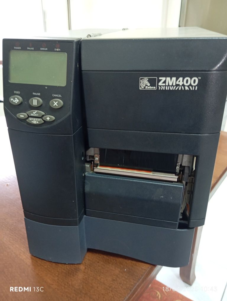 Zebra  zm400 printer barcode етикети