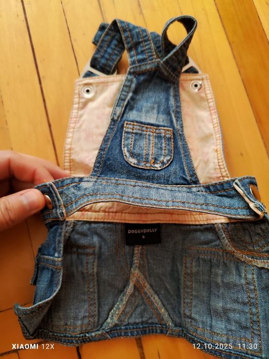 Продам кофточку для маленькой породы собак б/у. Джинс.