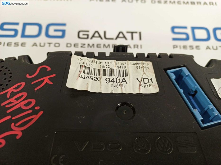 KIT Pornire Complet ECU Calculator Motor Ceas Ceasuri Cluster Instrumente Bord Imobilizator Volkswagen Skoda Seat Audi 1.6 TDI CAY CAYC 2013 - 2017 Cod 03L906023QF 5WP42961AA 5JA920940A [L1163] [L1164]