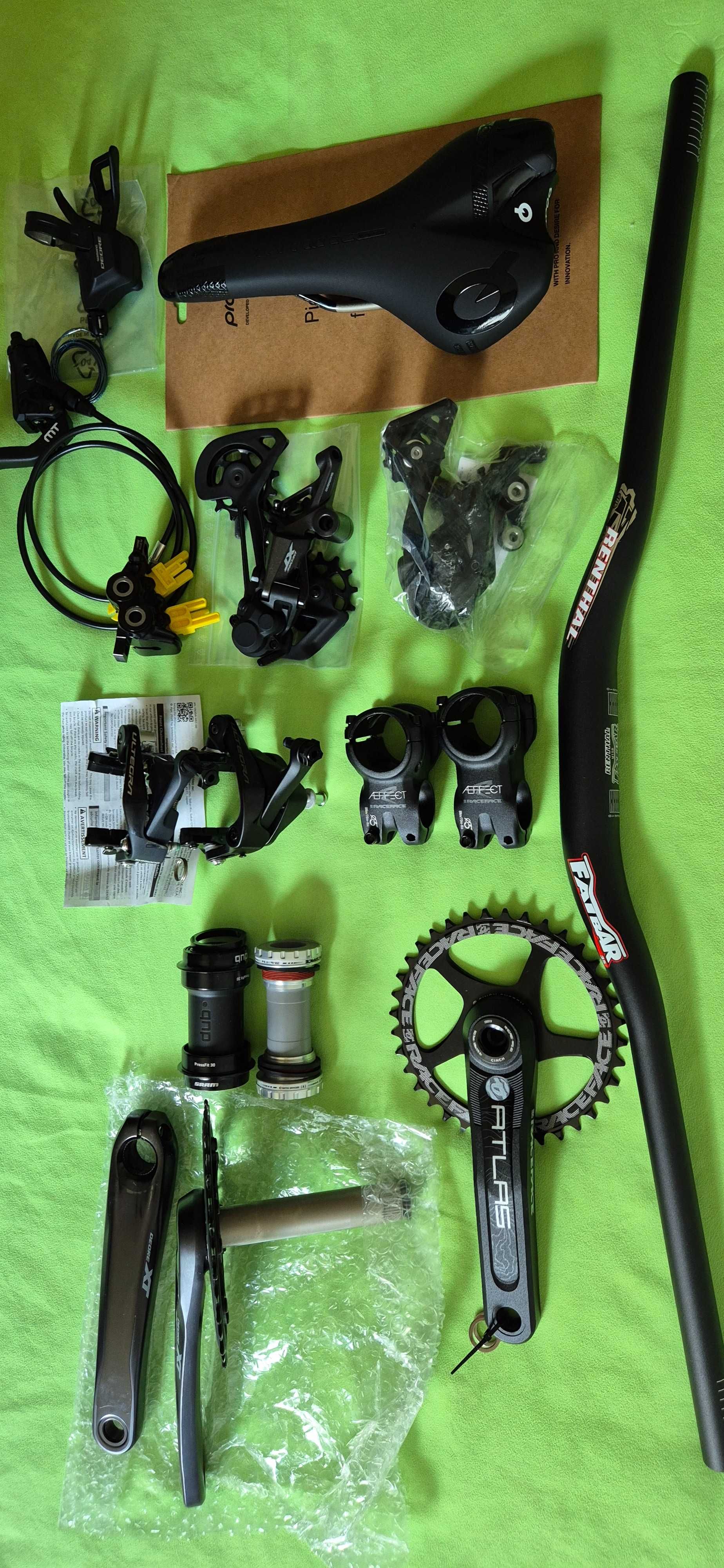 Чисто Нови Части. SHIMANO, Sram, RENTHAL, Race face, Magura, Prologo