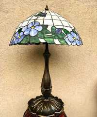 Superba lampa  stil Tiffany-picior forma de floare-Olanda
