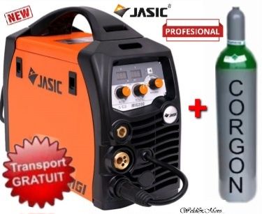 Aparat sudura Mig-Mag JASIC MIG 200 Synergic +Butelie Corgon 8l PLINA