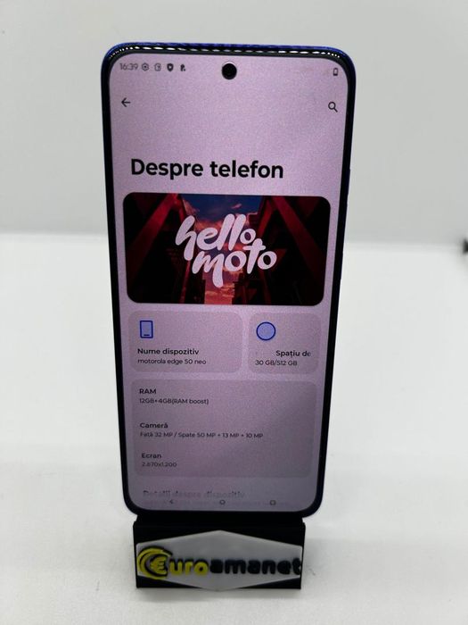 Motorola Edge 50 Neo, Dual SIM, 512GB, 12GB RAM, 5G -D-