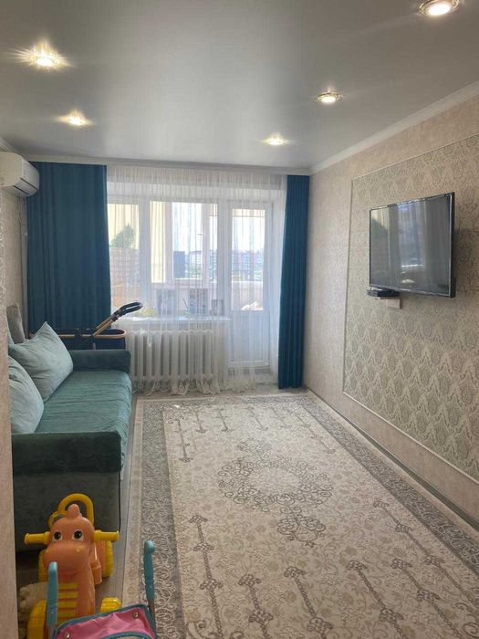 2 ком с ремонтом  в новостройке Береке