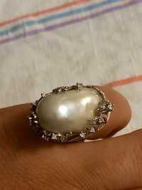 Inel argint 925 si perla
