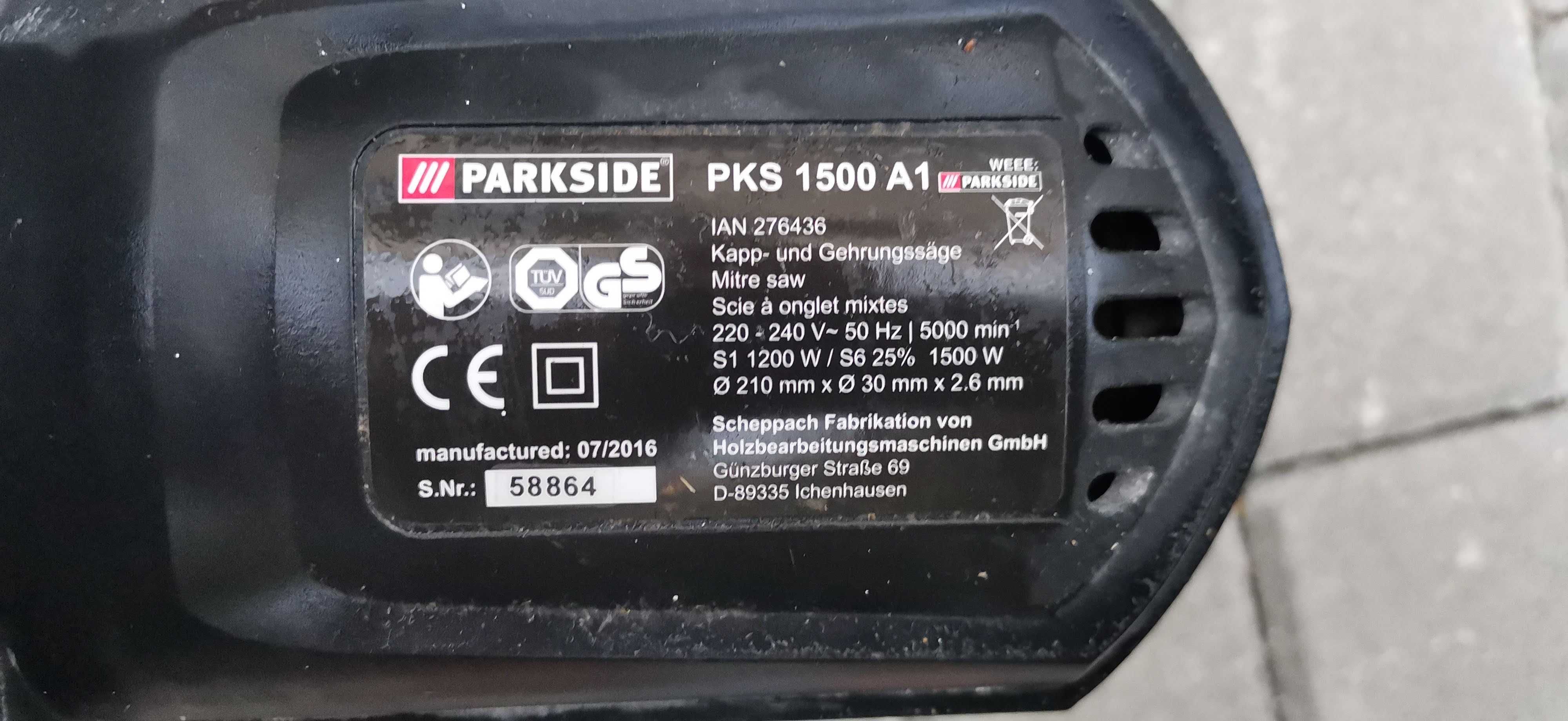 Циркуляр Пендула PARKSIDE PKS 1500 А1