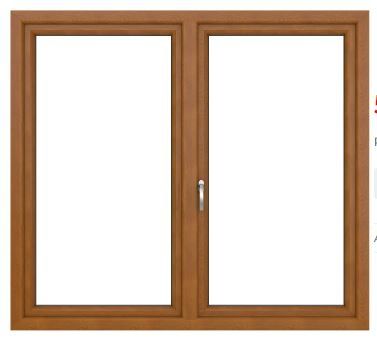 Fereastra PVC stejar 4 camere
