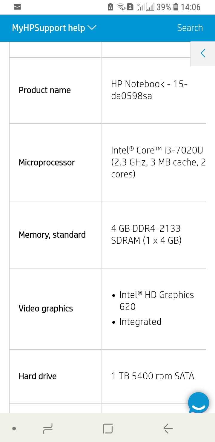 Laptop HP notebook