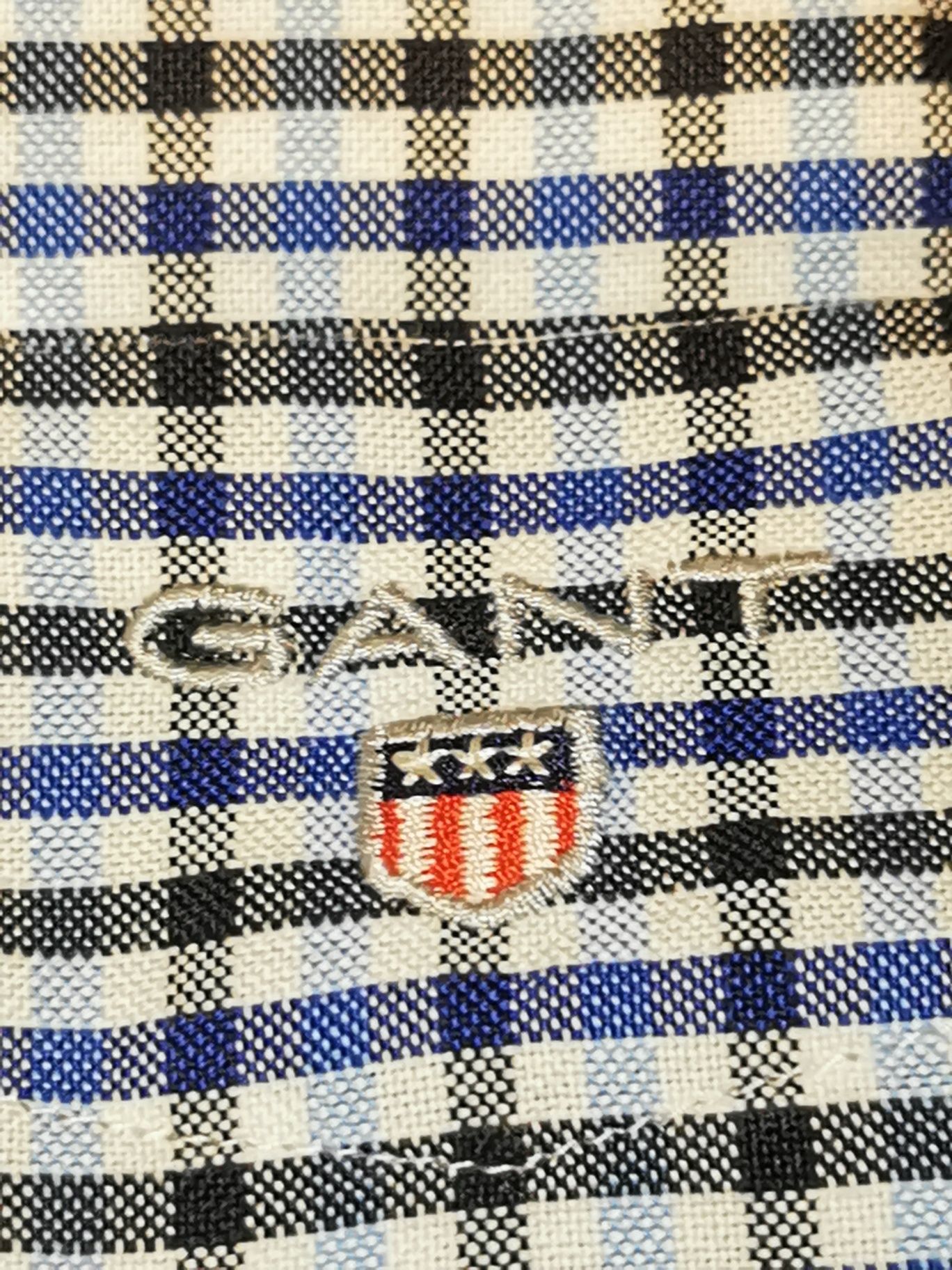 Camasa Gant Gingham, originala, noua (eticheta),bbc., regular, mar 3XL