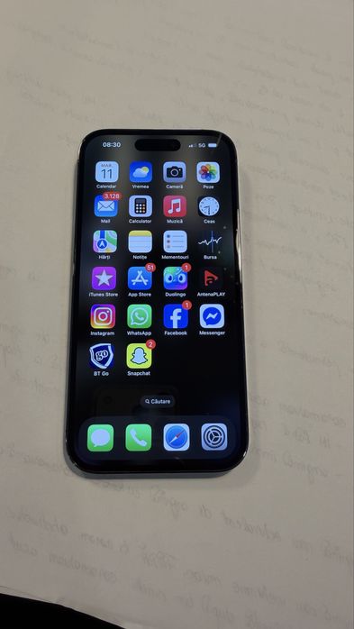 iPhone 14 Pro Pupple Spate fisurat