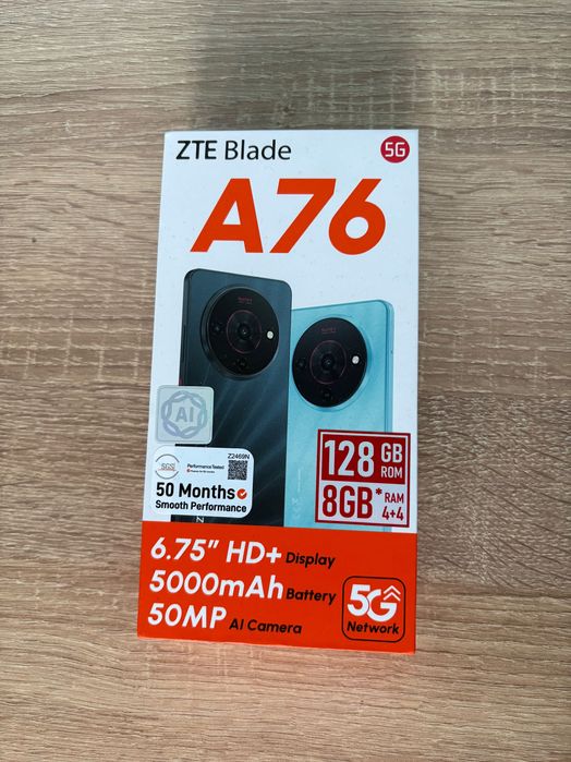 ЧИСТО НОВ!!! ZTE Blade A76