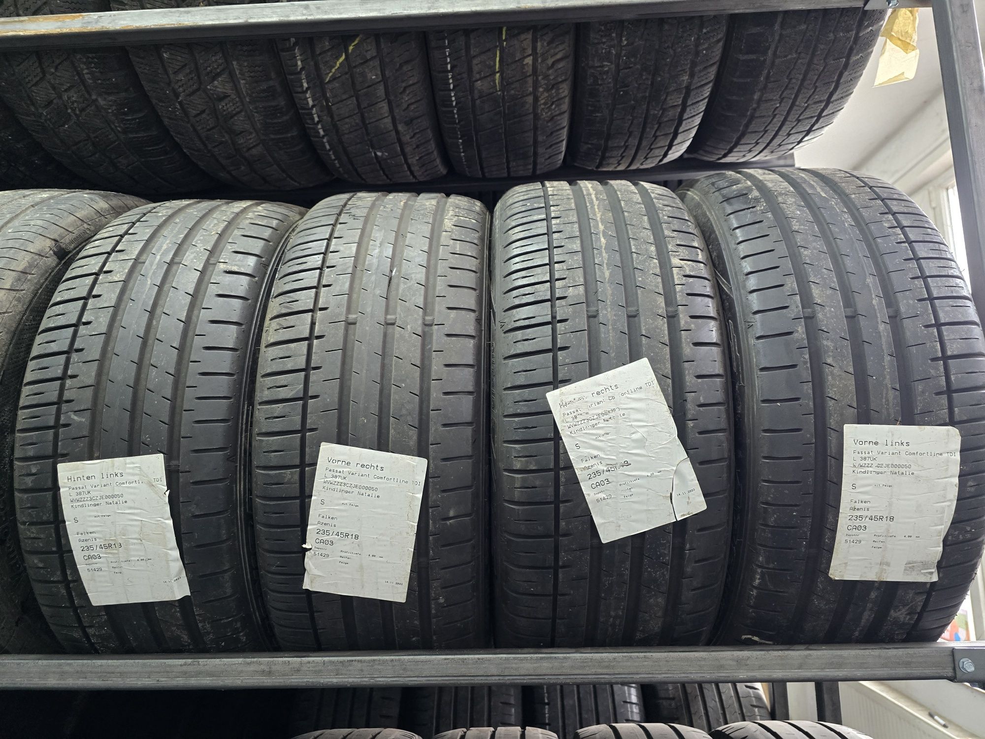 4x 235/45/18 VARA FALKEN 2021 Stare impecabila