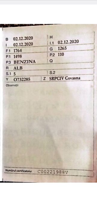 Dezmembrez skoda kamiq 1.5 benzina 2021