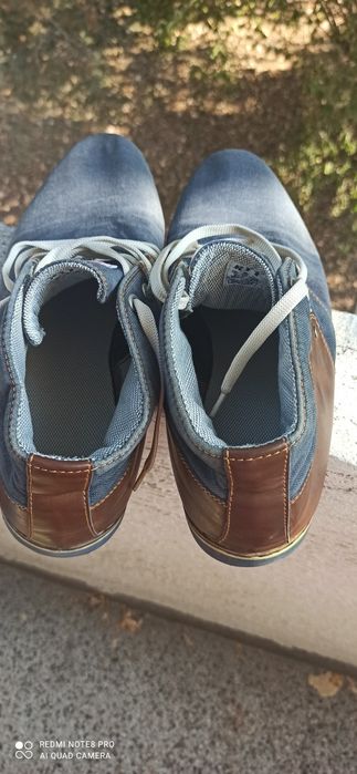 Дънкови с орнаменти от естествена кожа номер 43