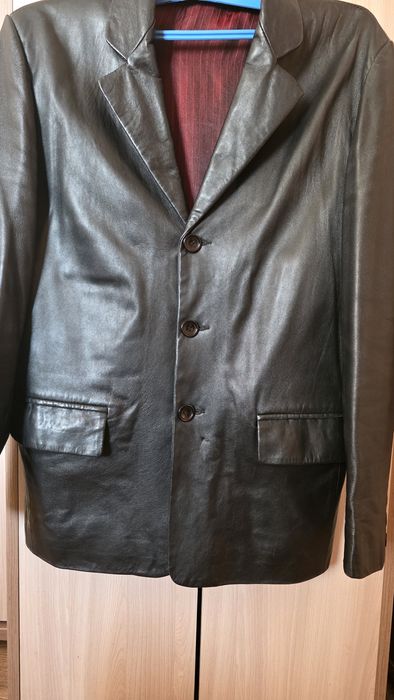 Кожаный пиджак размеры 48 50