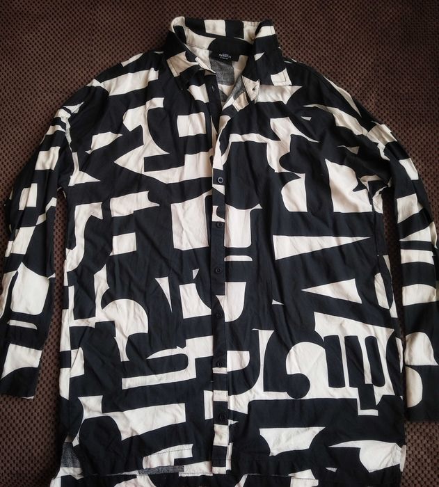 НОВА черно-бежова дамска риза