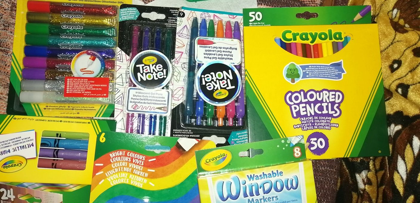 Set Crayola, ideal pentru copii