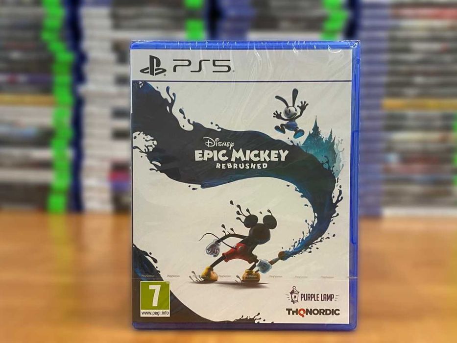 НОВЫЙ Disney Epic Mickey Rebrushed PS5 Большой Выбор Дисков