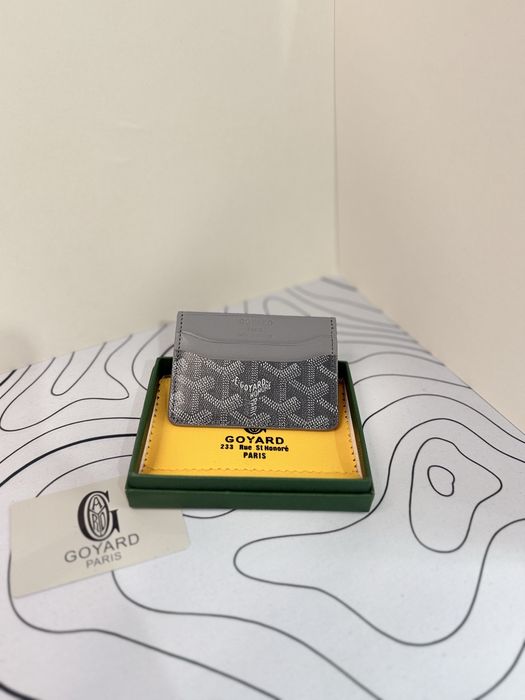 Картодържател/cardholder Goyard – сив монограм
