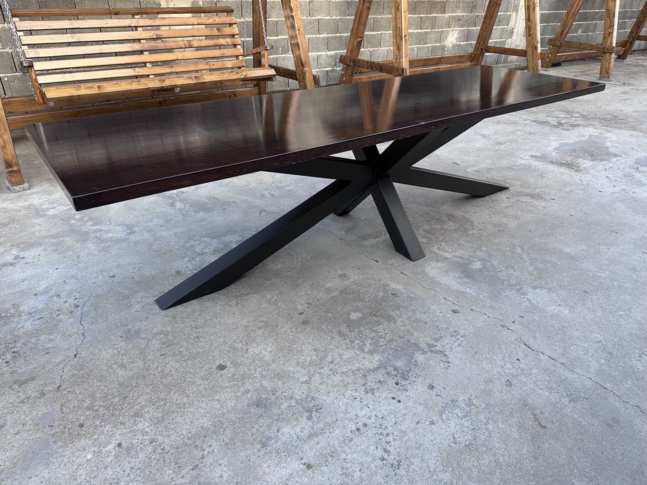 Masa picior metalic  , scaune bănci, foisor, terasa, filigorie