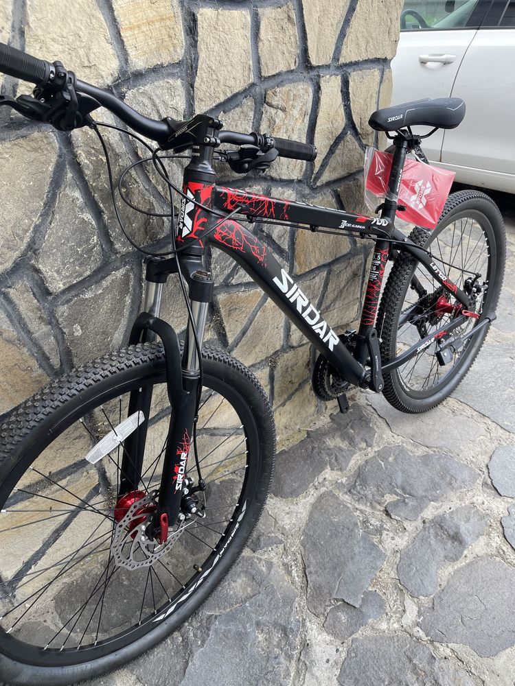 Bicicleta Sirdar frane pe disc cadru aluminiu roti 26” noua