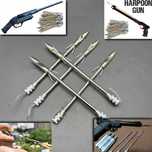 SET 5 Sageti Vanatoare Pescuit Prastie Sageata, BONUS 50 Bile Otel 6mm
