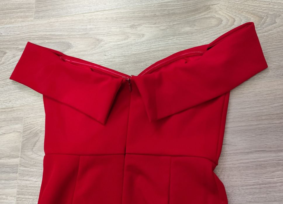 Rochie rosie lunga  XS