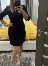 Rochie tip sacou neagră