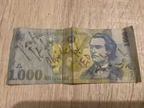 Bancnota 1000 Lei Semnata Parazitii