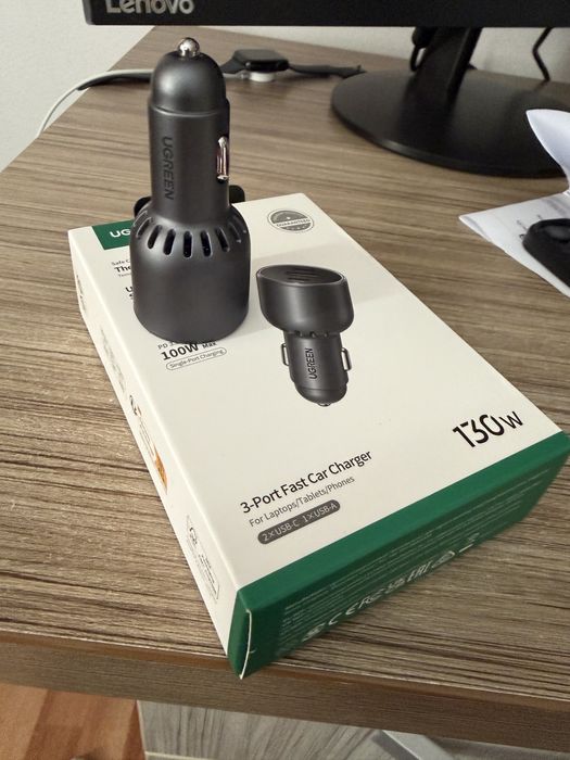 Incarcator auto ugreen 130w nou