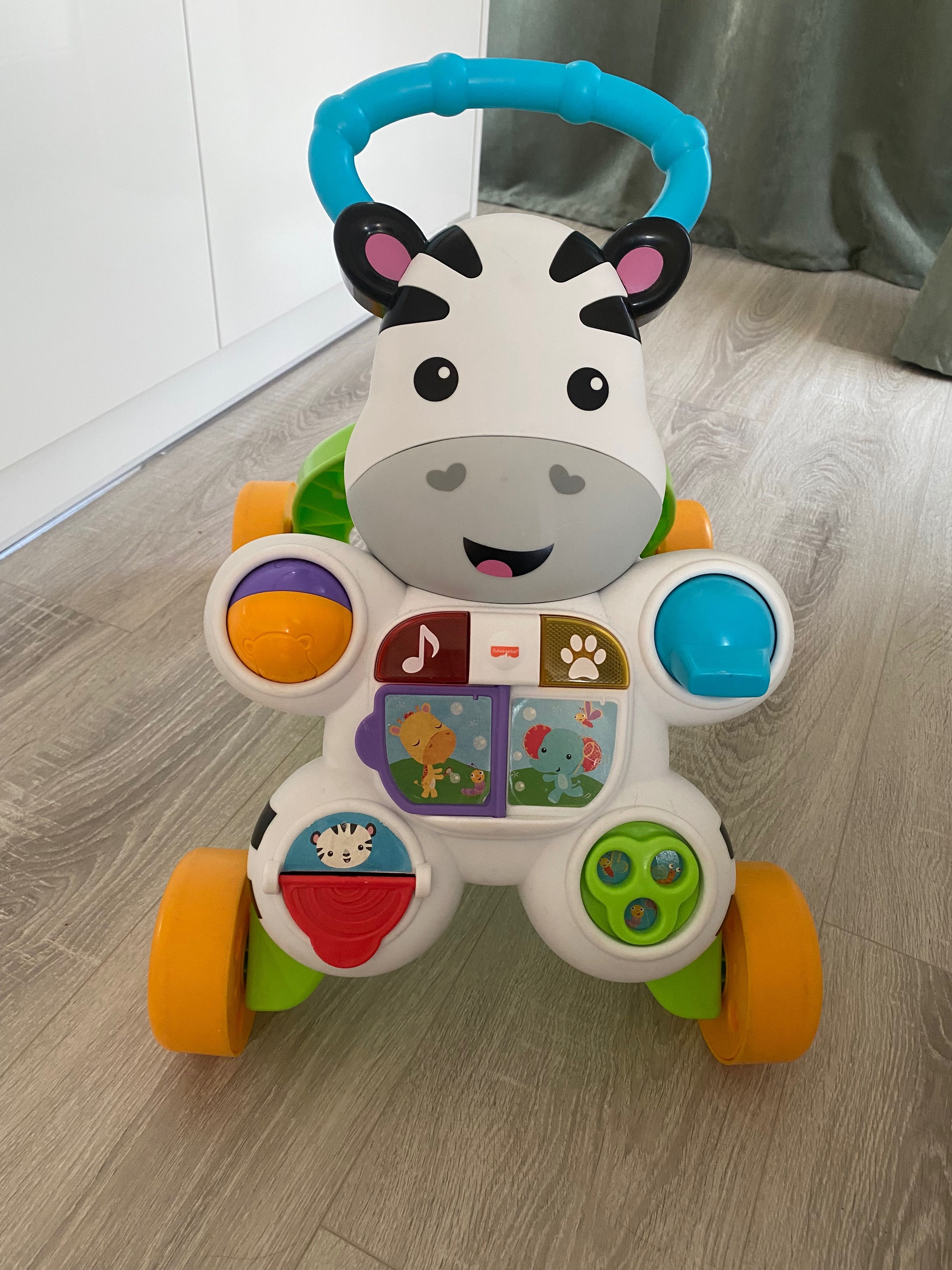 Проходилка/ Уолкър зебра Fisher Price